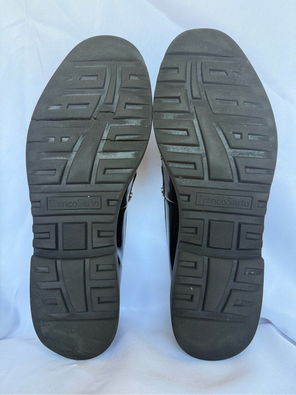 Franco Sarto Cassandra Black Patent Leather Penny Loafer Size 8.5 - Picture 12 of 12